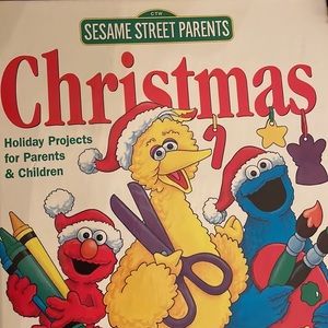 Vintage Sesame Street Christmas Book-vintage, like new condition